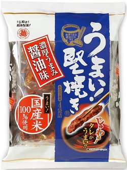越後製菓 うまい！堅焼き濃厚うまみ醤油味